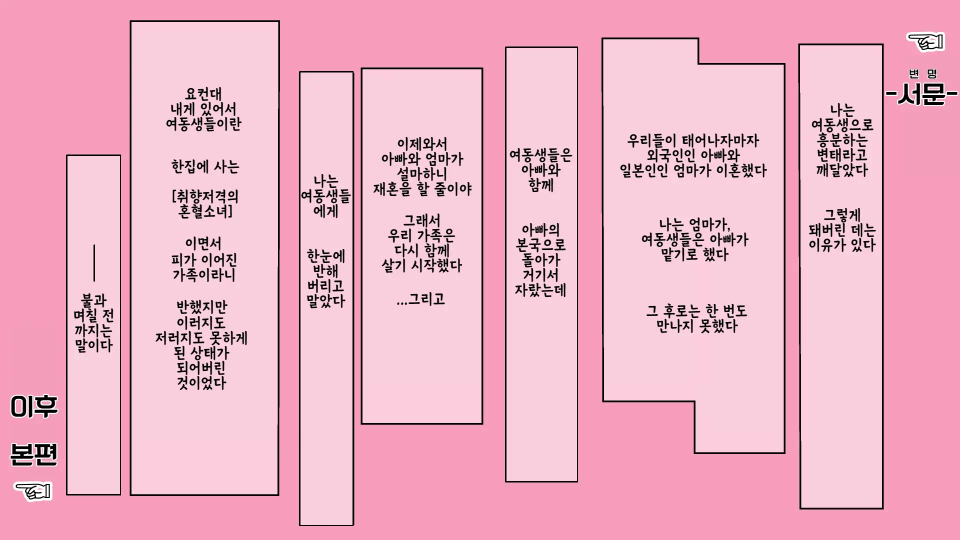 Kaigai Ja Futsu No Koto!? Half De Shojo De Bitch Na "Jitsumai ×2" No Yu ~ Waku Ni Soku Ochi Shita "Ani" No Hanashi | 해외에서는 평범한 일!? 혼혈의 처녀지만 음란한 [여동생X2]의 유혹에 빠져버린 [오빠]의 이야기